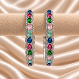 Oval Shape Ad Stone With Oval Frame Kada