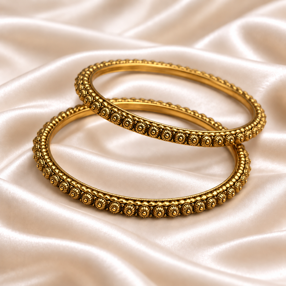 Beaded Edge Rajwada Bangles