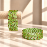 Sparkle Line Stone Bangles