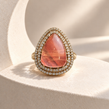 Teardrop Centre Stone Ring