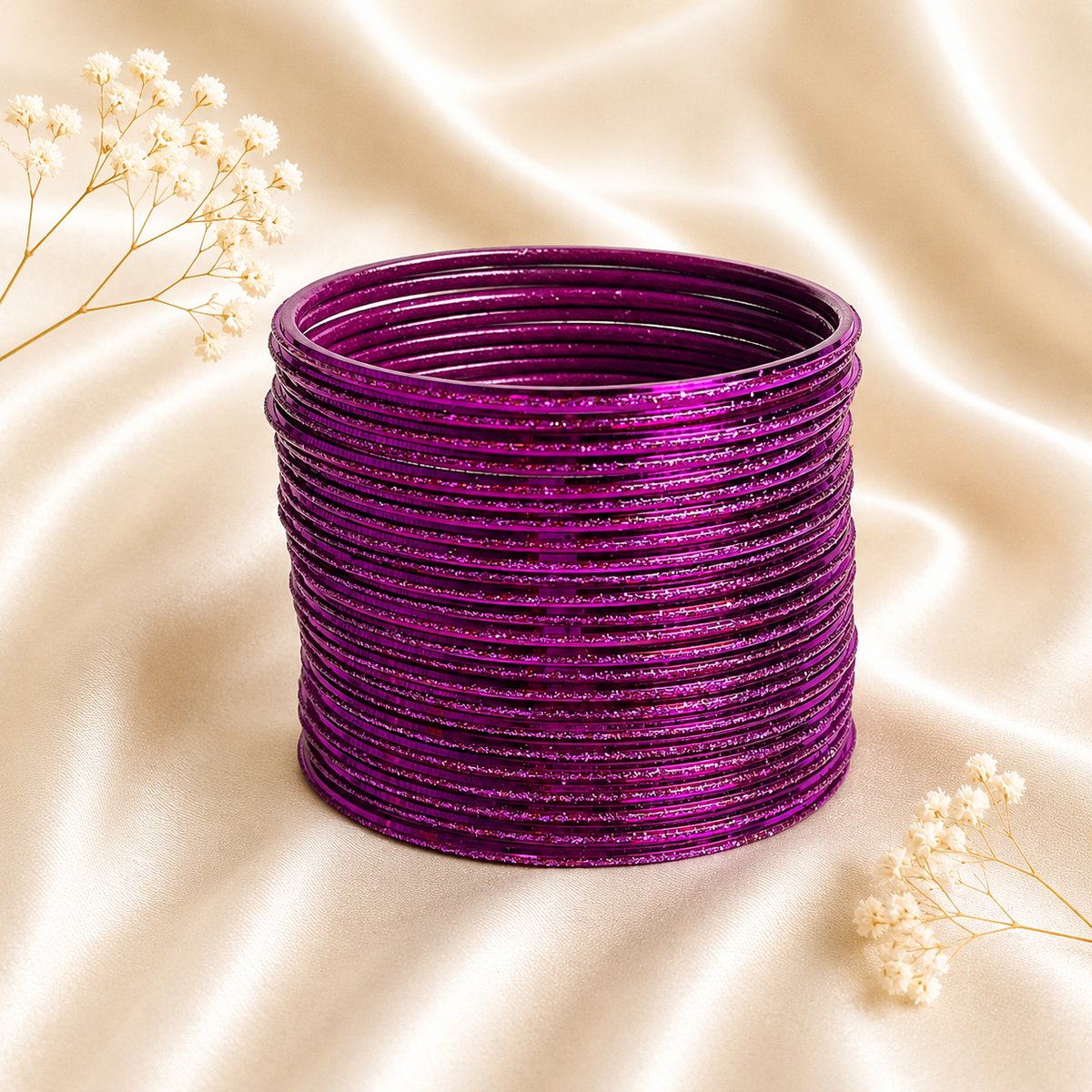 Turkey Glitter Metal Bangles
