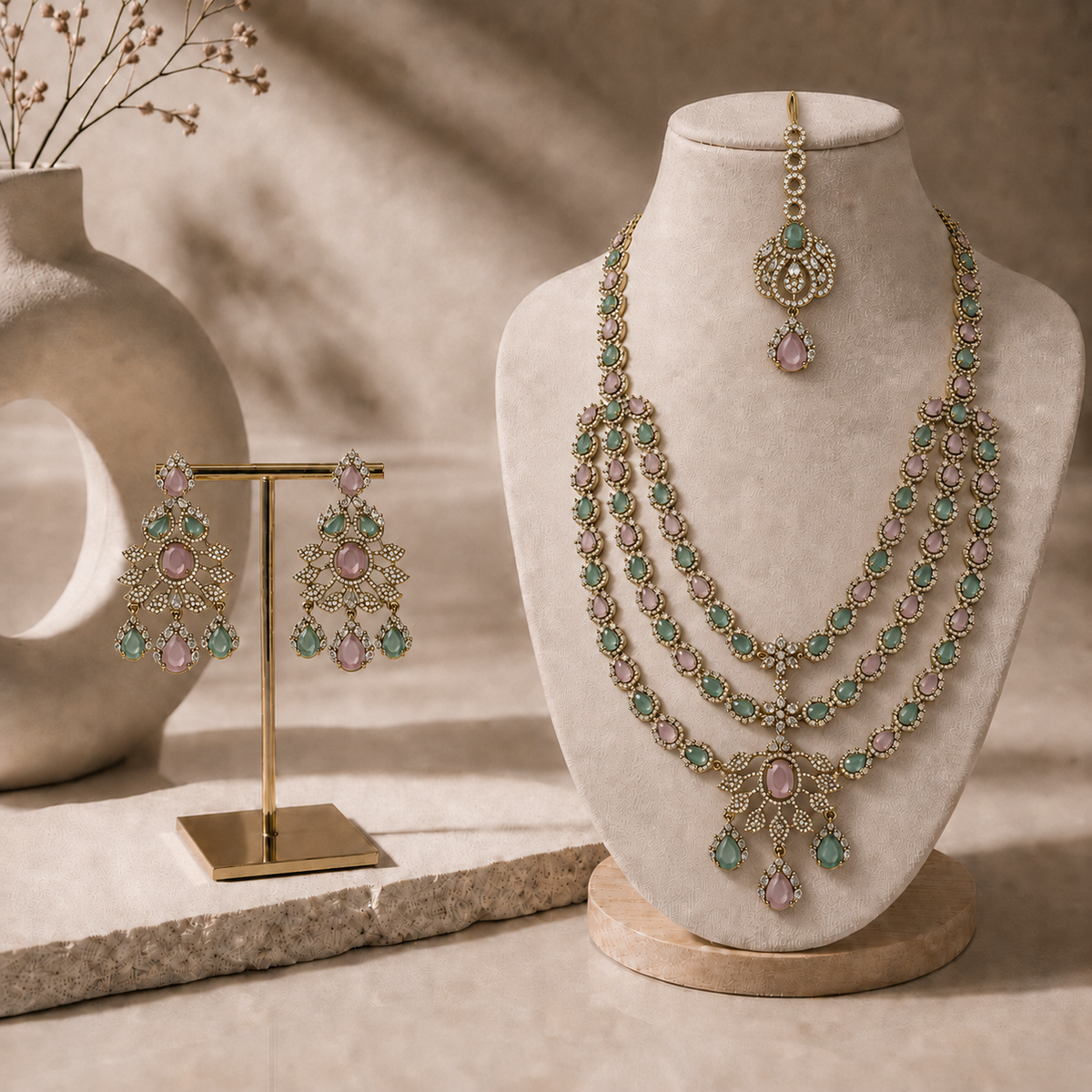 Centrepiece Drop Necklace Set