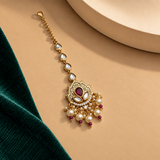 Lotus Crest Maang Tikka
