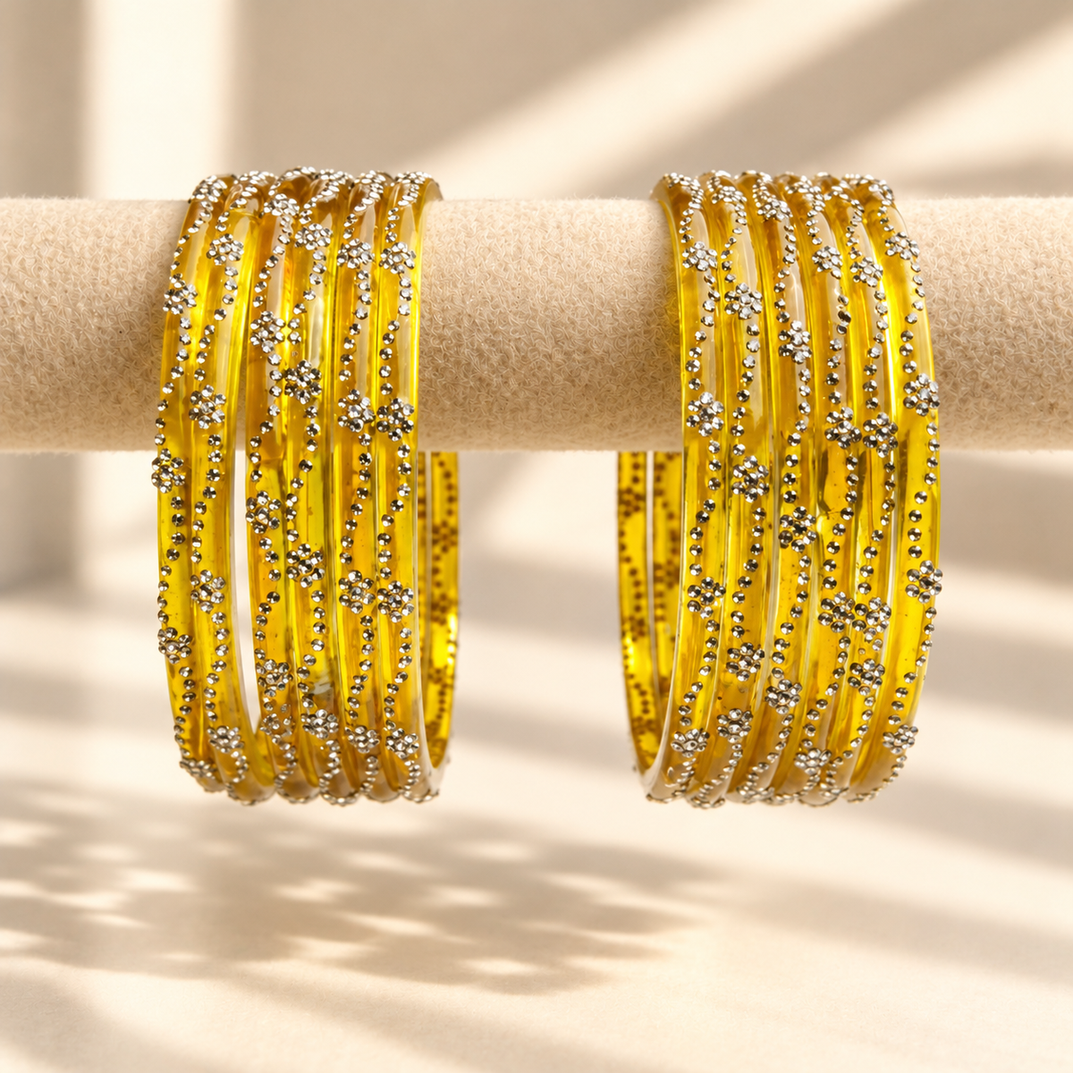 Mini Bloom Glass Bangles