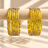 Mini Bloom Glass Bangles