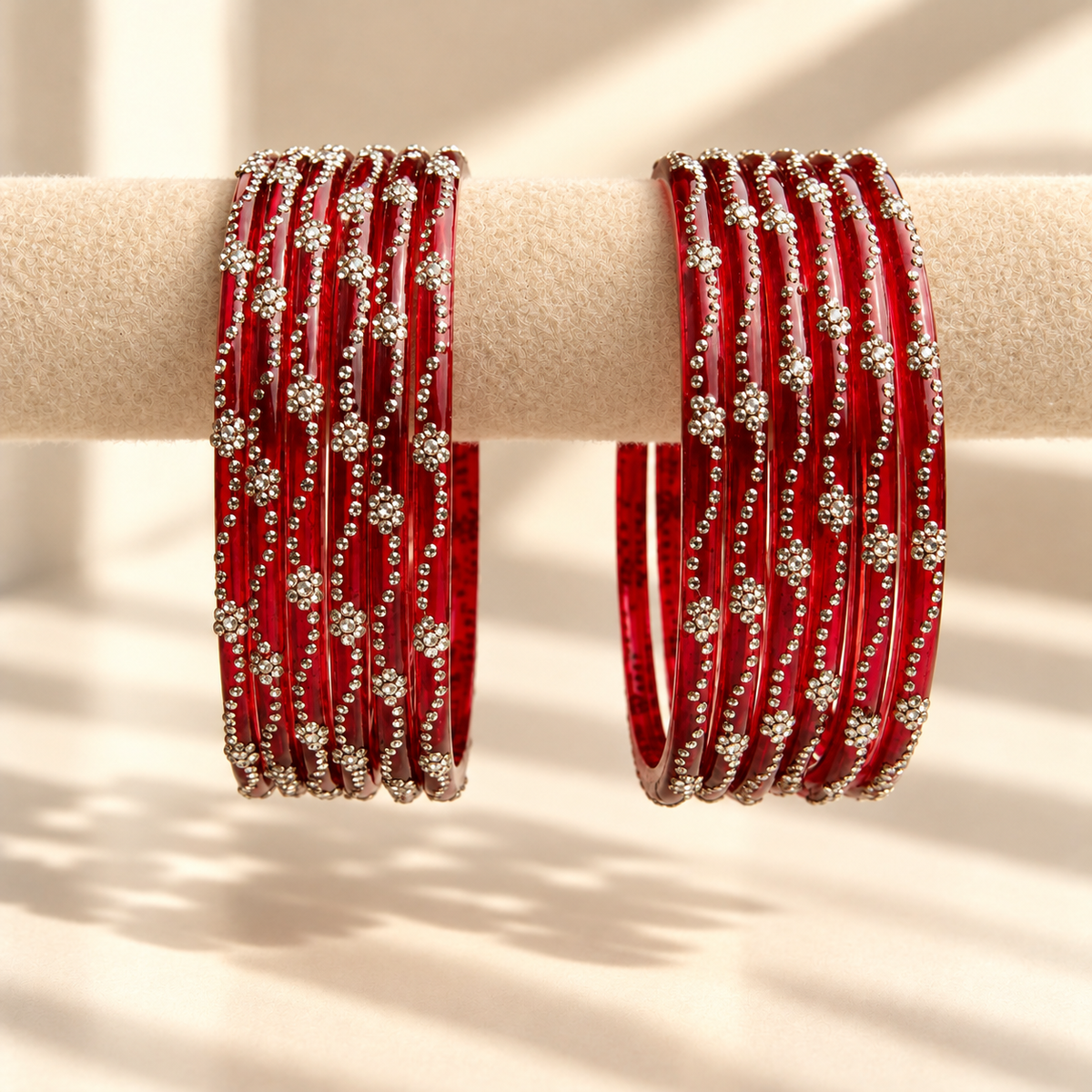 Mini Bloom Glass Bangles