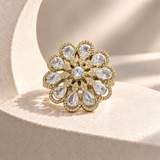 Teardrop Flower Ring