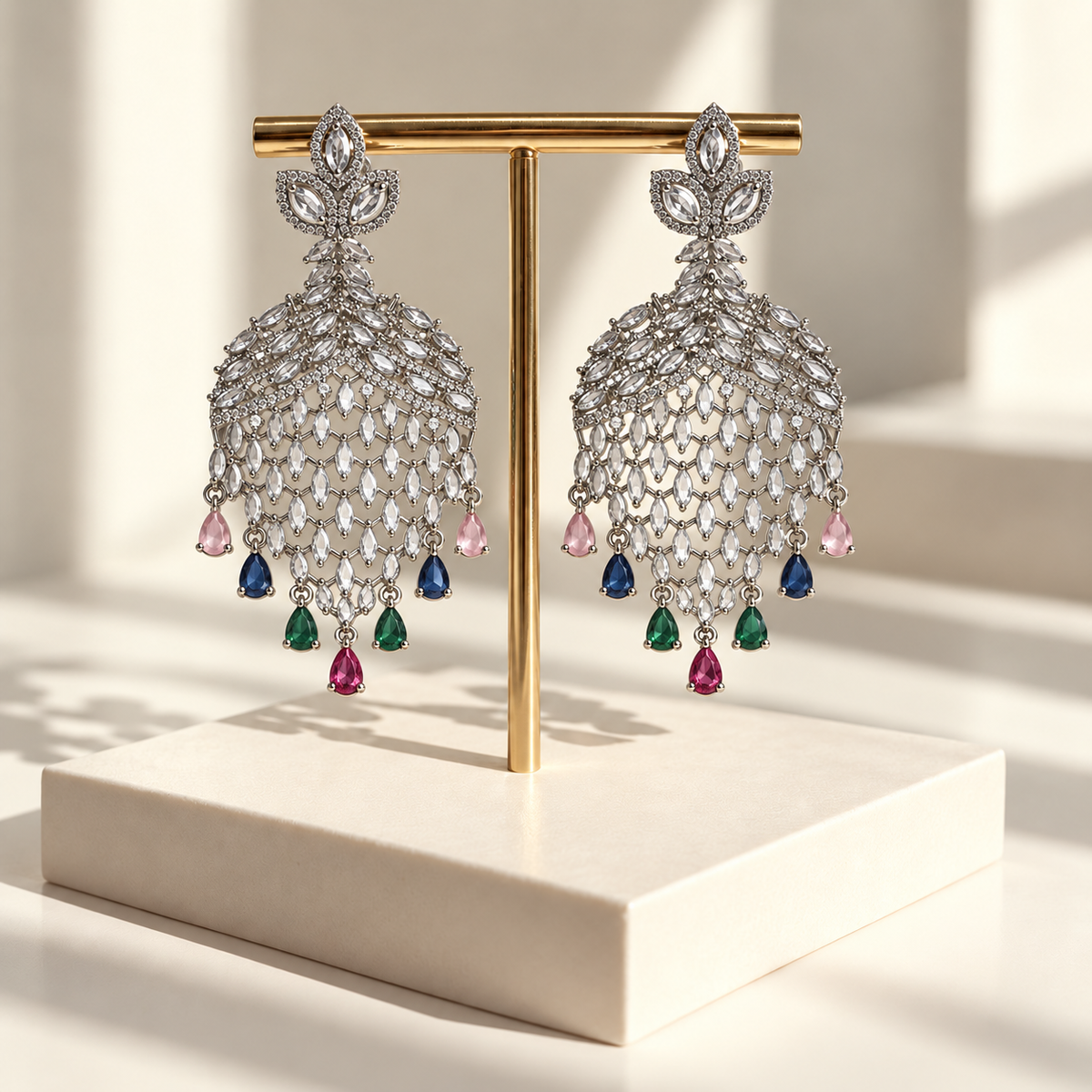 Elegant Leaf Drop Earrings