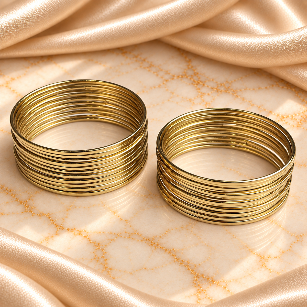 Classic Plain Metal Bangles