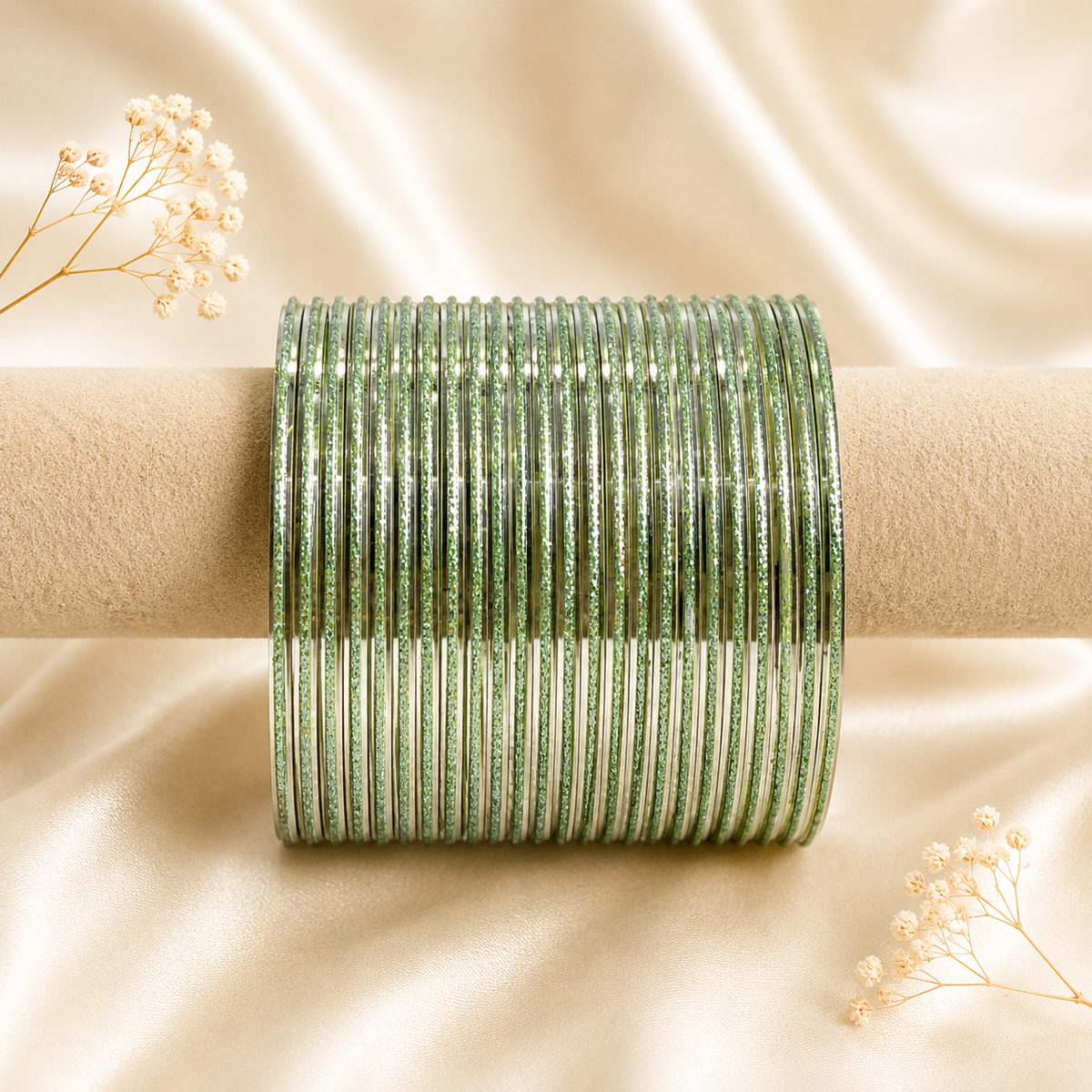 Turkey Glitter Metal Bangles