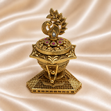 Peacock Crown Sindoor Box