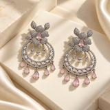 Blooming Circle Drop Earrings