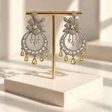 Blooming Circle Drop Earrings