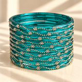 Mini Bloom Glass Bangles