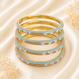 Leaf And Shadow Stone Kada