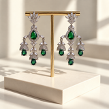 Royal Floral Drop Earrings