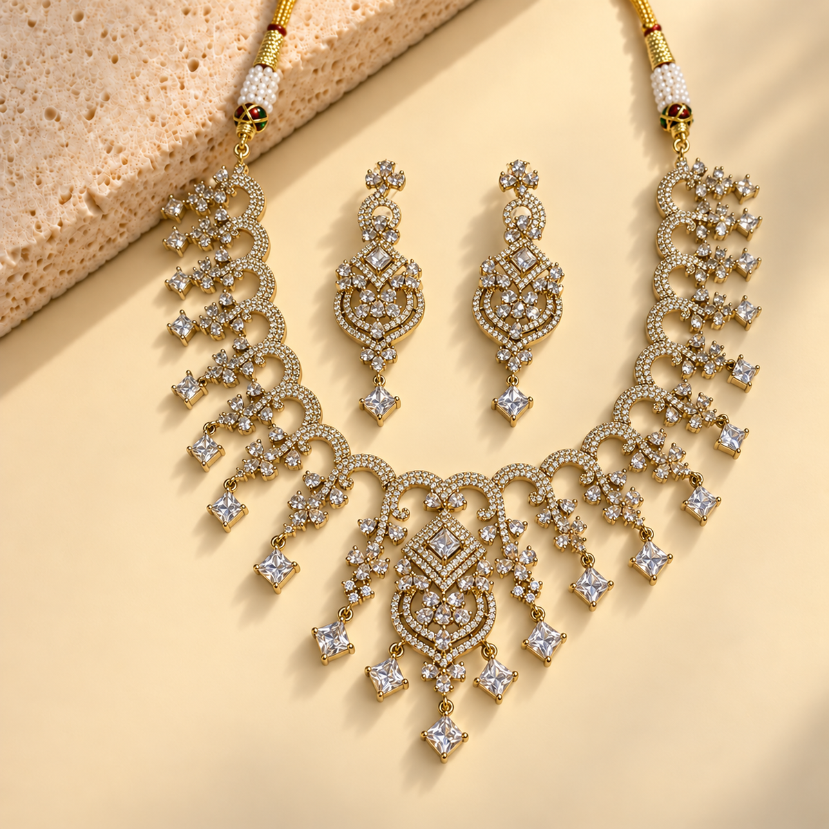 Graceful Curve Necklace Set