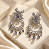 Blooming Circle Drop Earrings