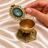 Floral Lid Sindoor Box