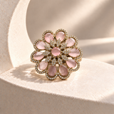 Teardrop Flower Ring