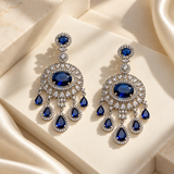 Elegant Oval Drop Earrings