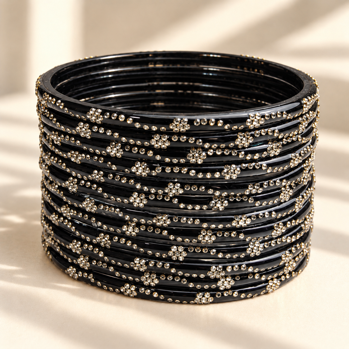 Mini Bloom Glass Bangles