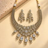 Leafwork Stone Necklace Set