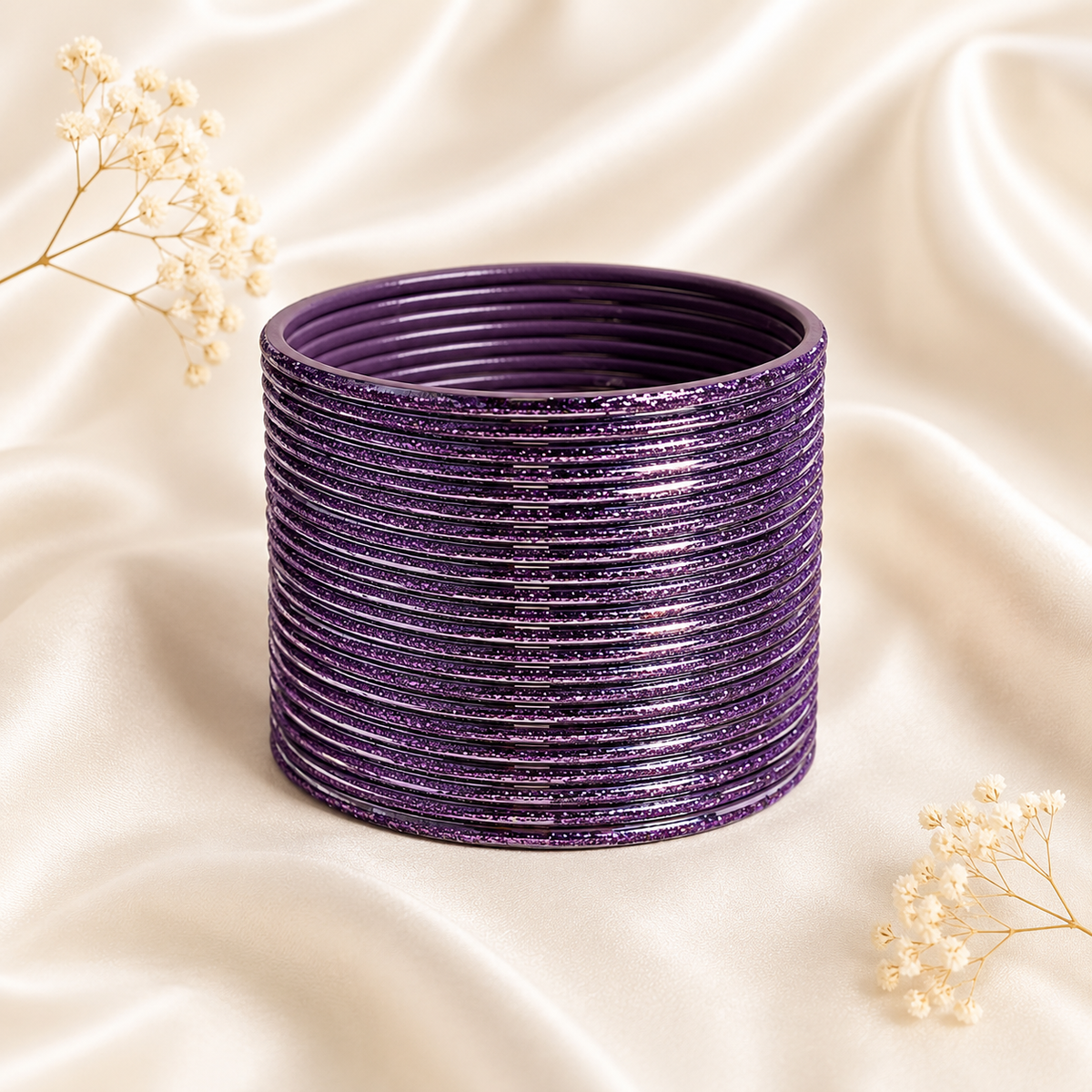 Turkey Glitter Metal Bangles