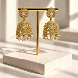 Royal Floral Jhumka Earrings