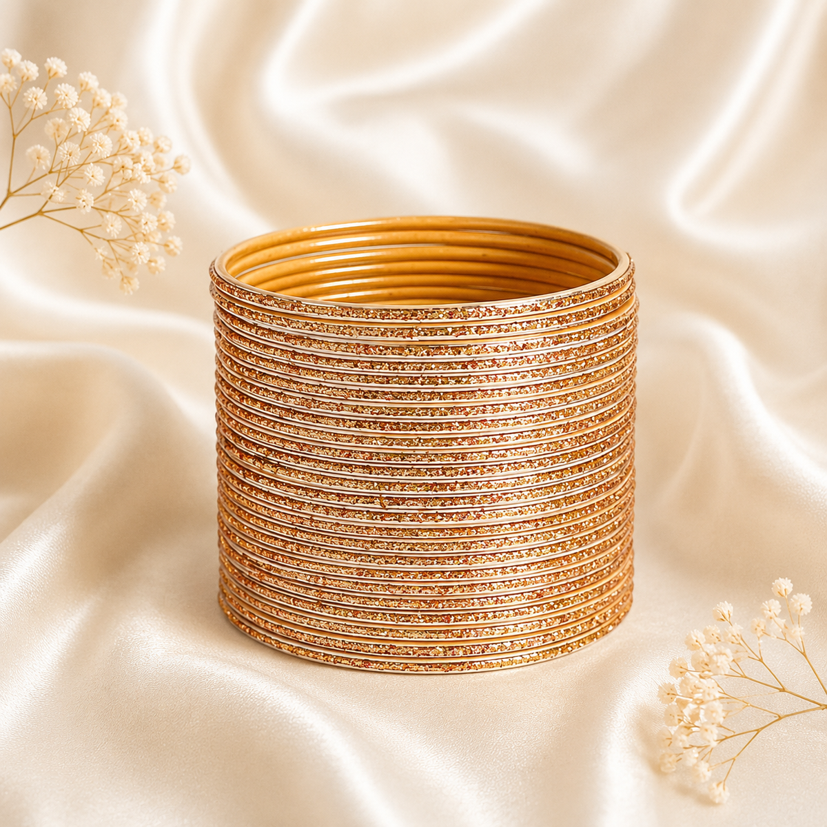 Turkey Glitter Metal Bangles