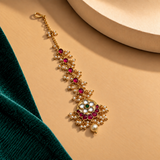 Bead Cascade Maang Tikka