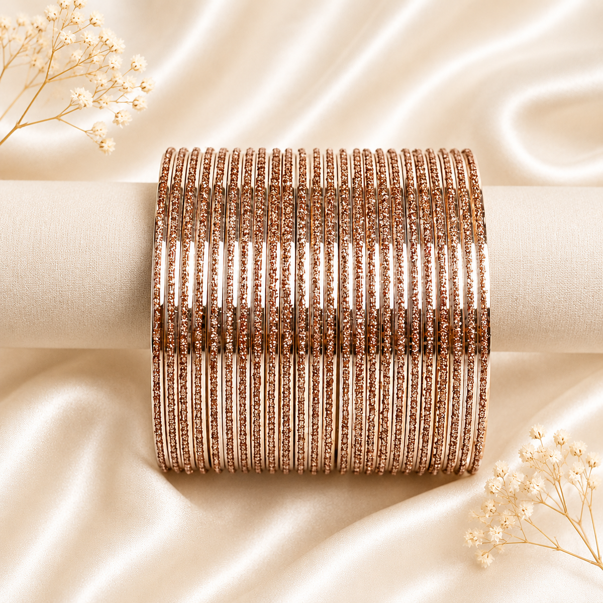 Turkey Glitter Metal Bangles