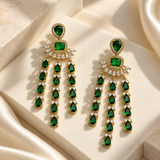 Elegant Three-Line Earrings