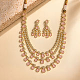 Pear Drop Tiered Necklace Set