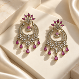 Beautiful Flower Drop Earrings