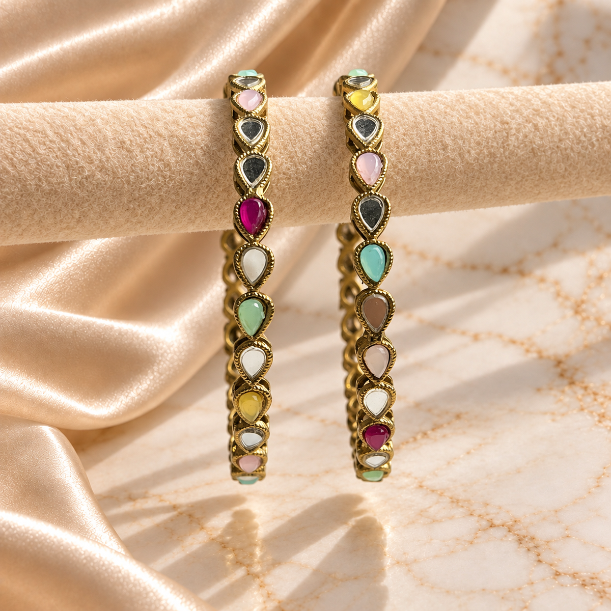 Mini Drop Mirror Line Bangles