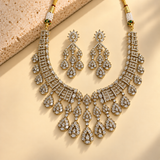 Curved Teardrop Necklace Set