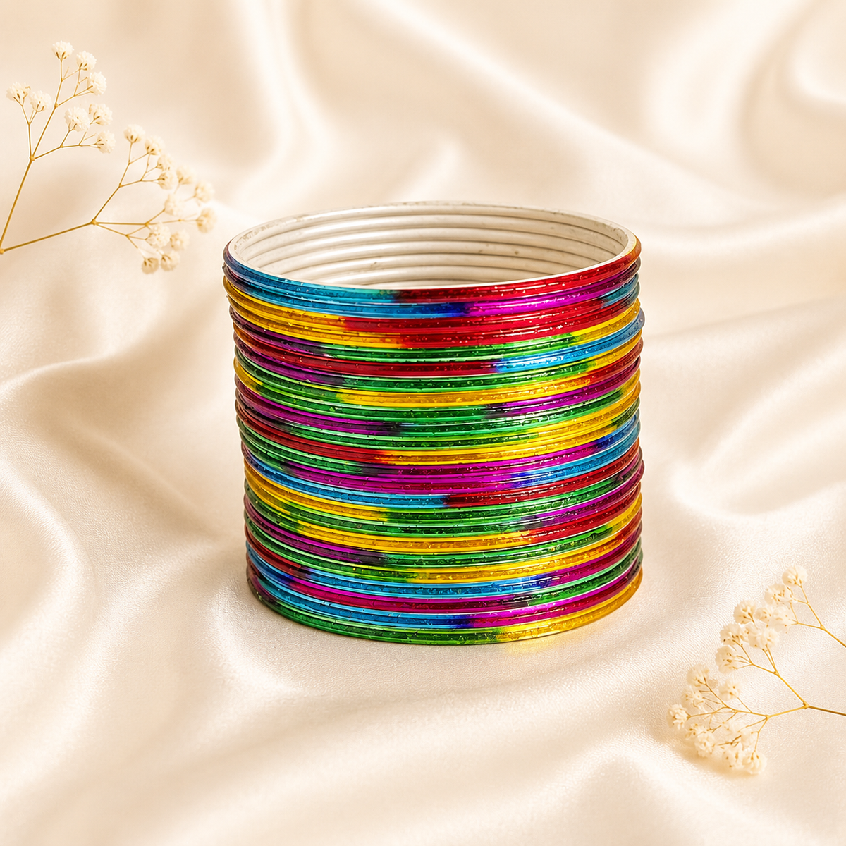 Turkey Glitter Metal Bangles