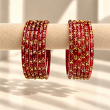 Sparkle Line Stone Bangles