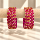 Sparkle Line Stone Bangles