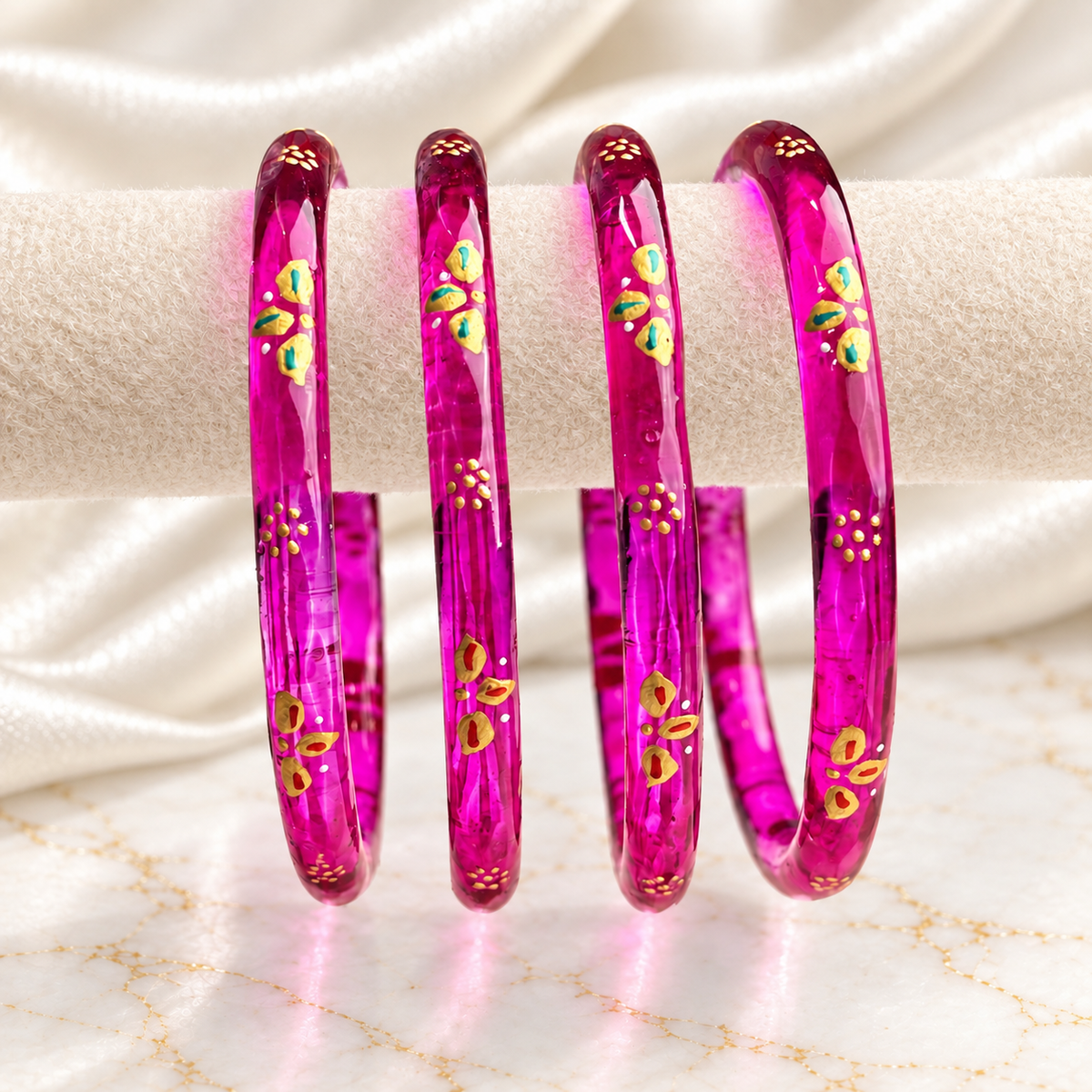 Leafwork Glass Kada