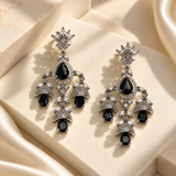 Royal Floral Drop Earrings