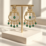 Royal Peacock Drop Earrings