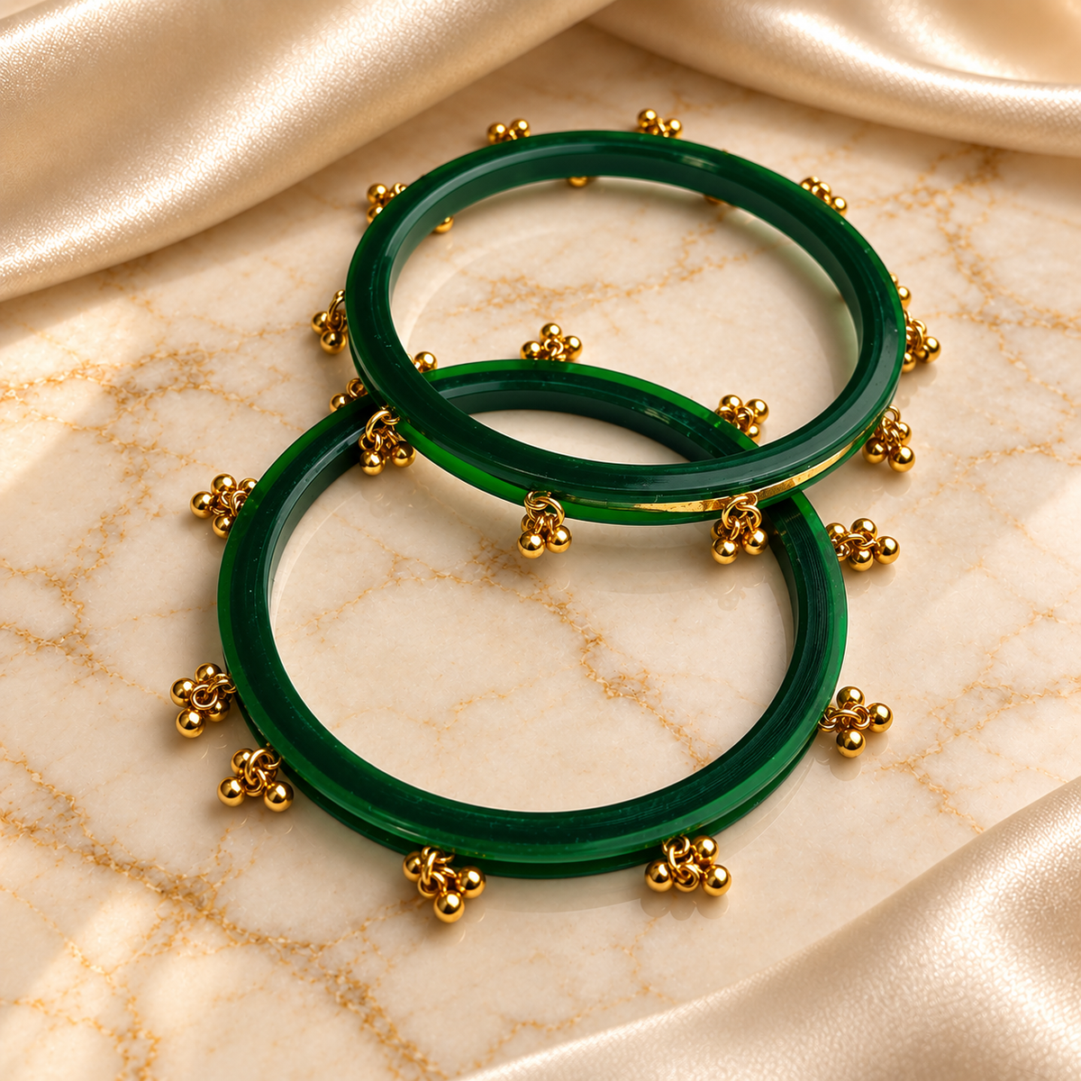 Ghungroo Line Acrylic Bangles
