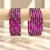 Mini Bloom Glass Bangles