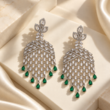 Elegant Leaf Drop Earrings