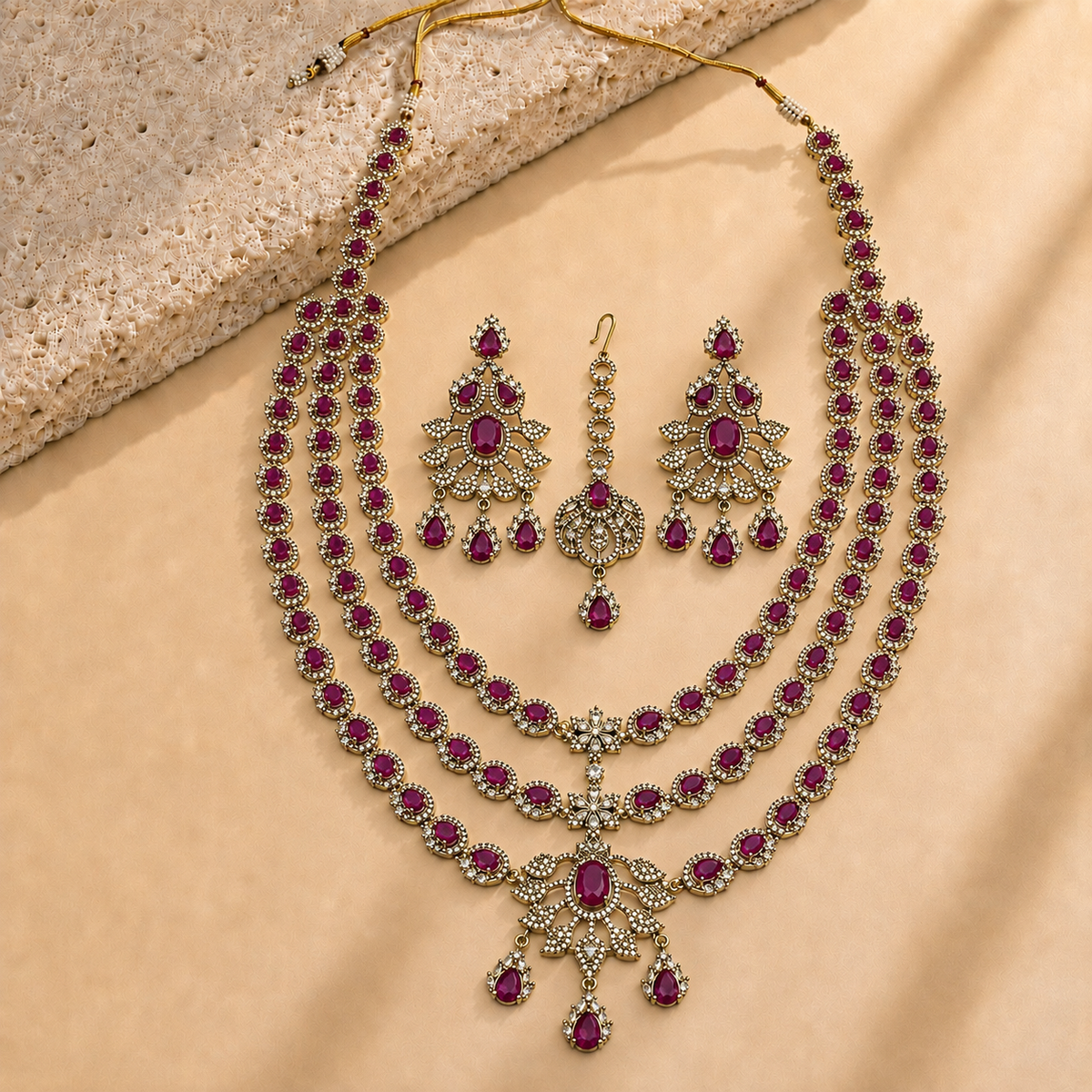 Centrepiece Drop Necklace Set