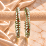 Twist Design Glass Kada