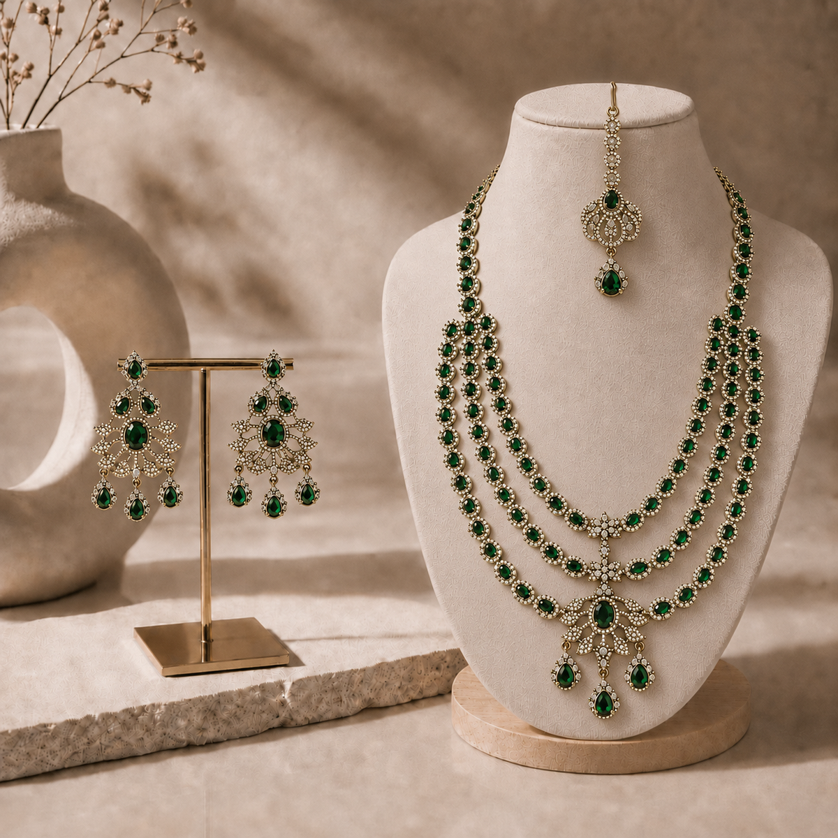 Centrepiece Drop Necklace Set
