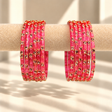 Sparkle Line Stone Bangles